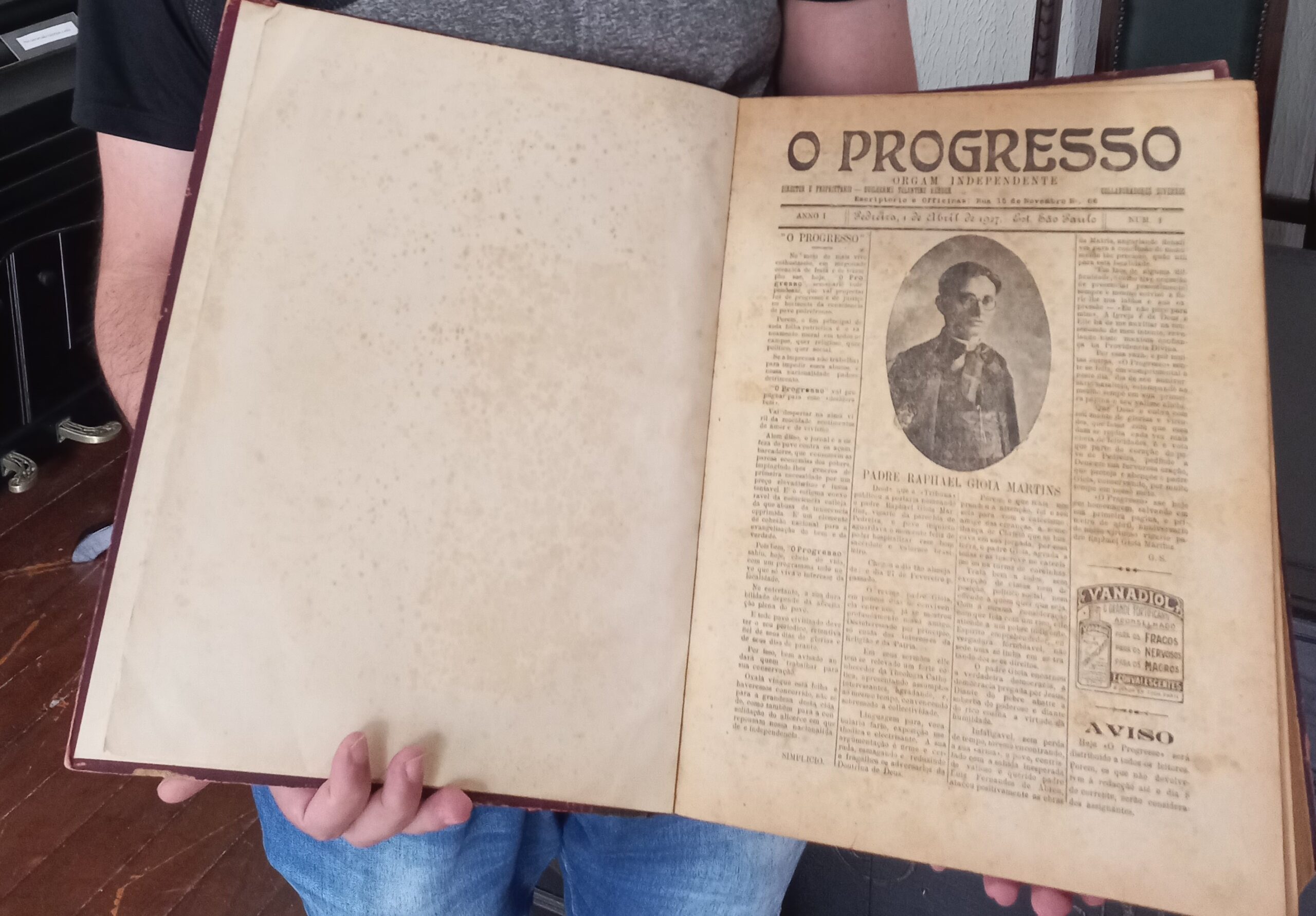 Edições de jornal histórico de Pedreira são doadas ao museu - Rota das ...